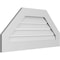 Ekena Millwork Octagonal Top Surface Mount PVC Gable Vent: Functional, w/ 3-1/2"W x 1"P Standard Frame, 38"W x 18"H GVPOT38X1801SF - alternate 4